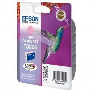 Epson T0806 cartridge světle purpurová-light magenta (7.4ml)