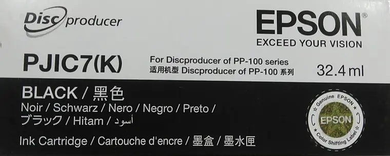Epson PJIC7-K cartridge černá (32ml)