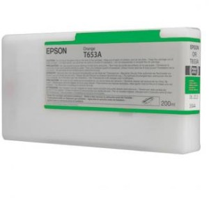 Epson T653B cartridge green (200ml)