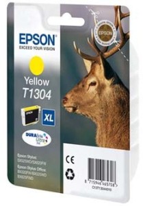 Epson T1304 cartridge žlutá-yellow (880 str)
