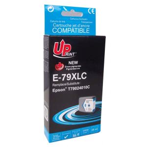 UPrint alternativní Epson T7902 cartridge 79XL azurová-cyan (25ml)