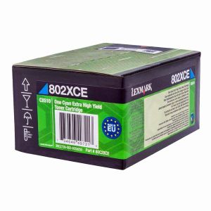 Lexmark 802XC toner azurový-cyan (4.000 str)