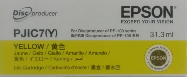 Epson PJIC7-Y cartridge žlutá-yellow (31ml)