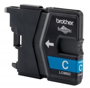 Brother LC-985C cartridge azurová-cyan (260 str)