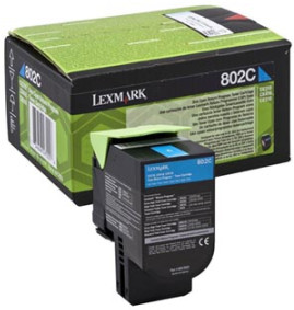Lexmark 802C toner azurový-cyan (1.000 str)