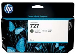 HP B3P22A cartridge 727 matte black (130ml)