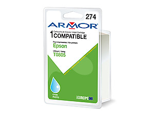 Armor alternativní Epson T0805 cartridge světle azurová-light cyan (7.4ml)