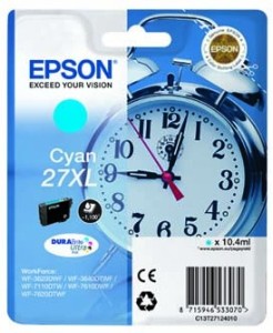 Epson T2712 cartridge 27XL azurová-cyan (10.4ml)