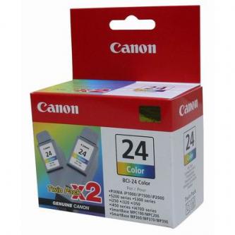 Canon BCI24C cartridge barevná dvojité balení (2x170 str)
